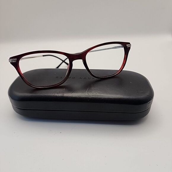 Polo Ralph Lauren PH2135 5513 53-17 140 Eyeglass Frame Cat Eye Acetate Red - Picture 1 of 7